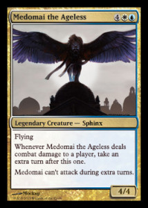 Magic the Gathering Theros Visual Spoiler Medomai the Ageless Card Image Karte