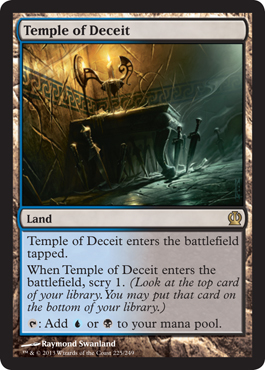 Magic the Gathering Theros Visual Spoiler Temple of Deceit