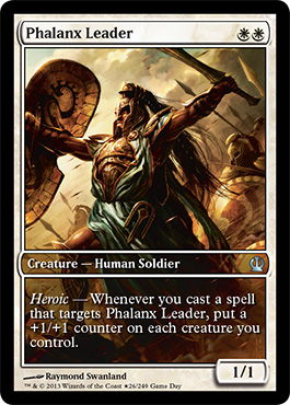 Magic the Gathering Theros Game Day Promo Foil Card Karte Phalanx Leader