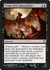 magiclinks.de Magic the Gathering Commander 2013 Spoiler Tempt with Immortality