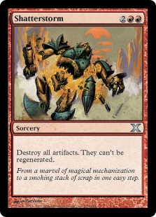 Magic the Gathering Card Image Shatterstorm Tenth Edition